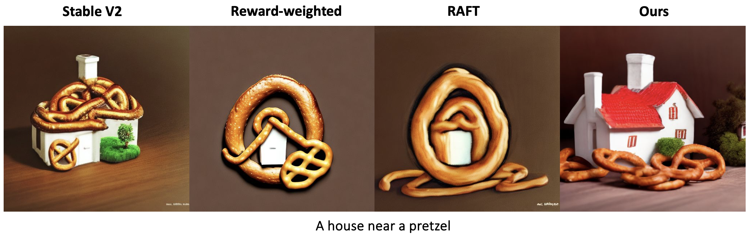 A house near a pretzel
