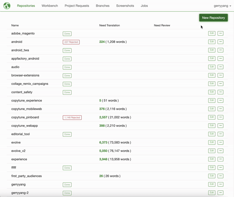 Creating Repository Demo
